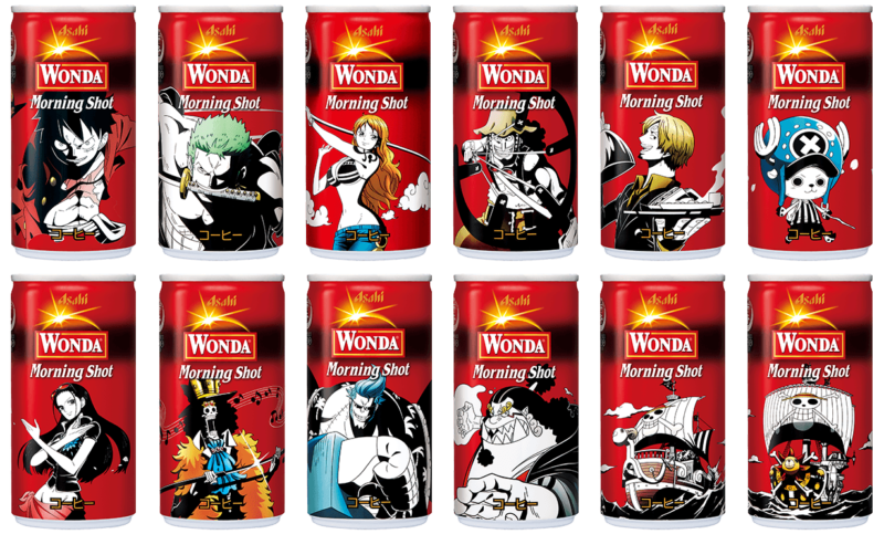 One Piece Wondaとのコラボ缶が発売 ルフィ以外にも ローやハンコック シャンクスの缶も 遊びゴコロ