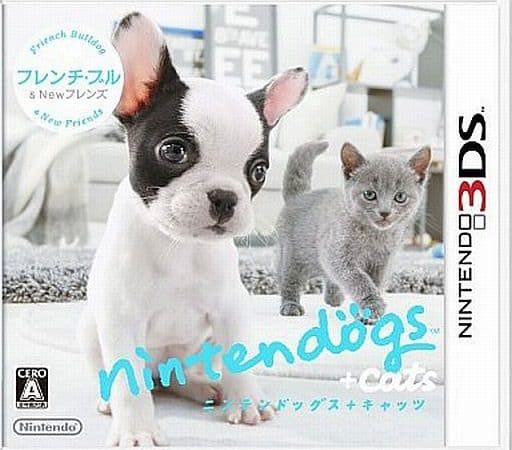 【nintendogs + cats フレンチ・ブル & Newフレンズ】ニンテンドー3DS 2011年発売 